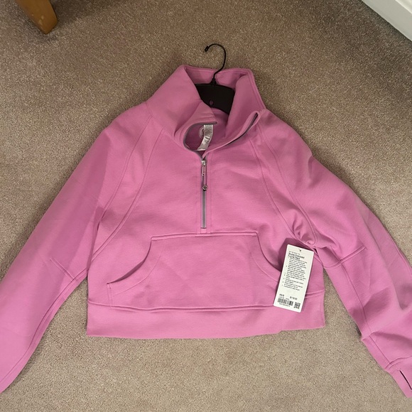 Lululemon Scuba Oversized Funnelneck top - pink, XS/S - Picture 6 of 7